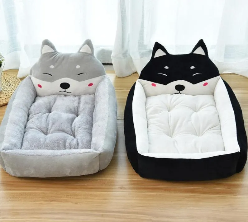 Cute Plush Cartoon Bed