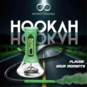 DKHANN INFINITY PORTABLE HOOKAH KIT (FREE DKHANN VAPE 5%)