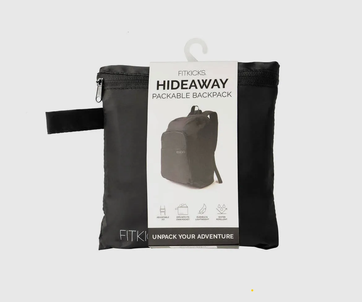 DM Merchandising - FITKICKS Hideaway Packable Backpack