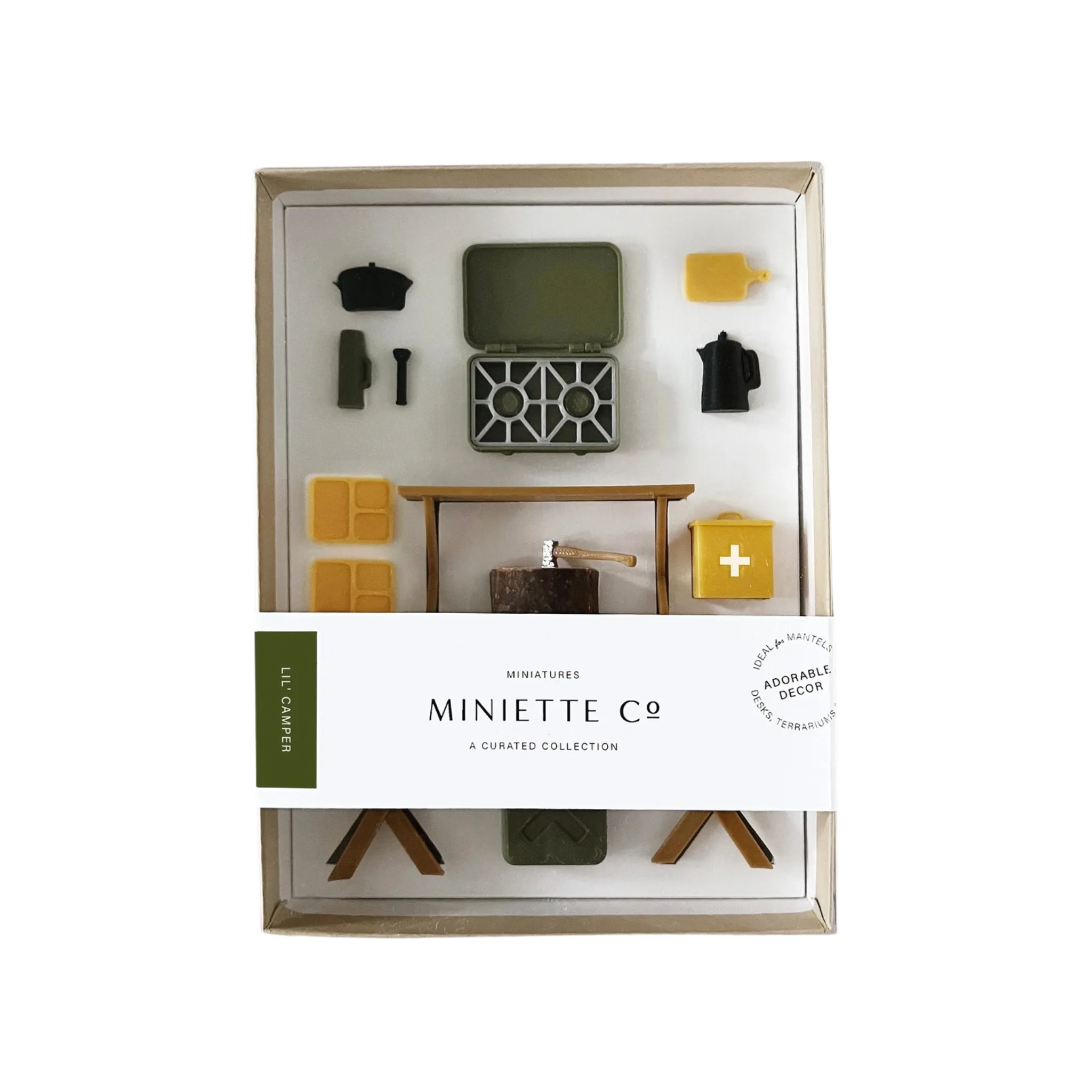 Dollhouse Miniature Camping Set