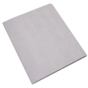 DOUBLE POCKET PORTFOLIO, LETTER SIZE, GRAY, 25CT-BOX (5 BOXES PER PACK)