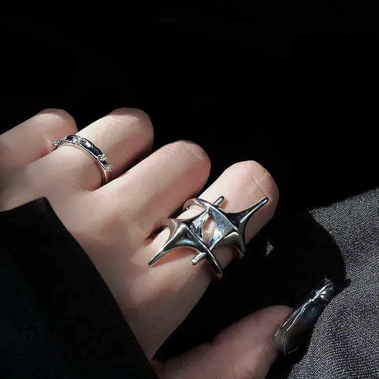 Double Star Aesthetic Ring