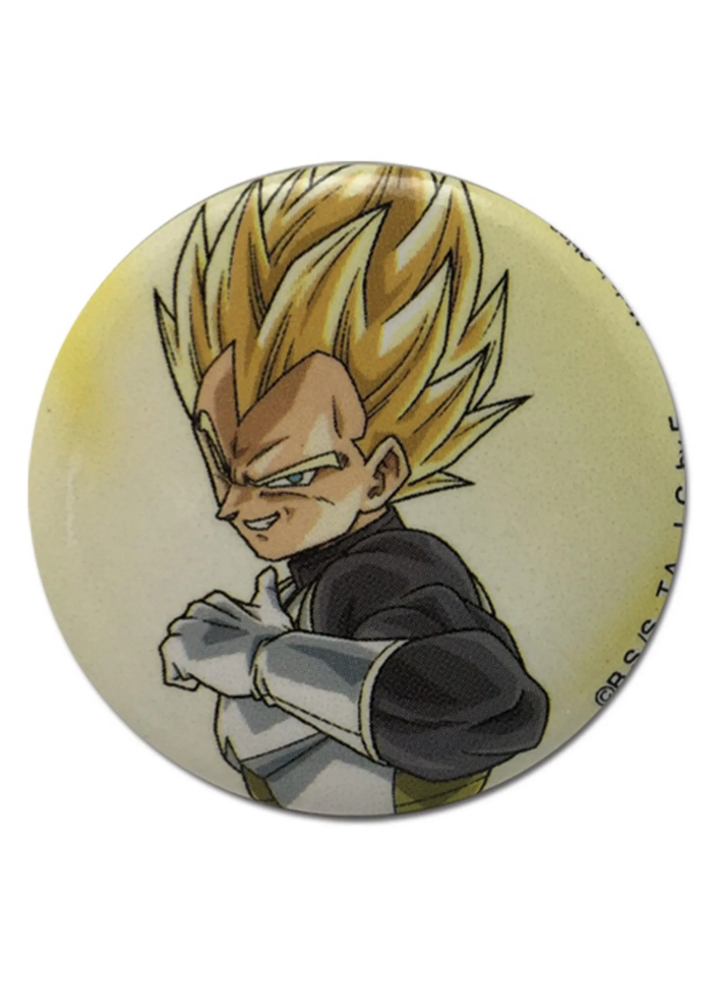 Dragon Ball Super - Super Saiyan Vegeta Ready To Fight Button 1.25"