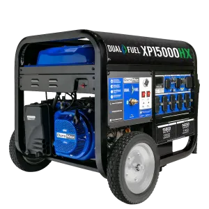 DuroMax XP15000HX 12000W/15000W Dual Fuel Gas Propane Generator with Remote Start and CO Alert New