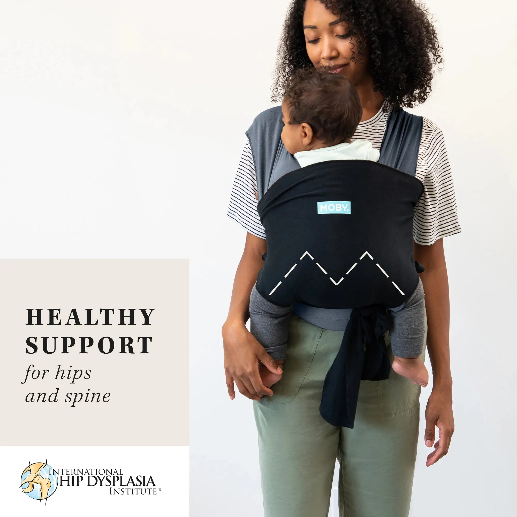 Easy-Wrap Carrier - Charcoal/Black