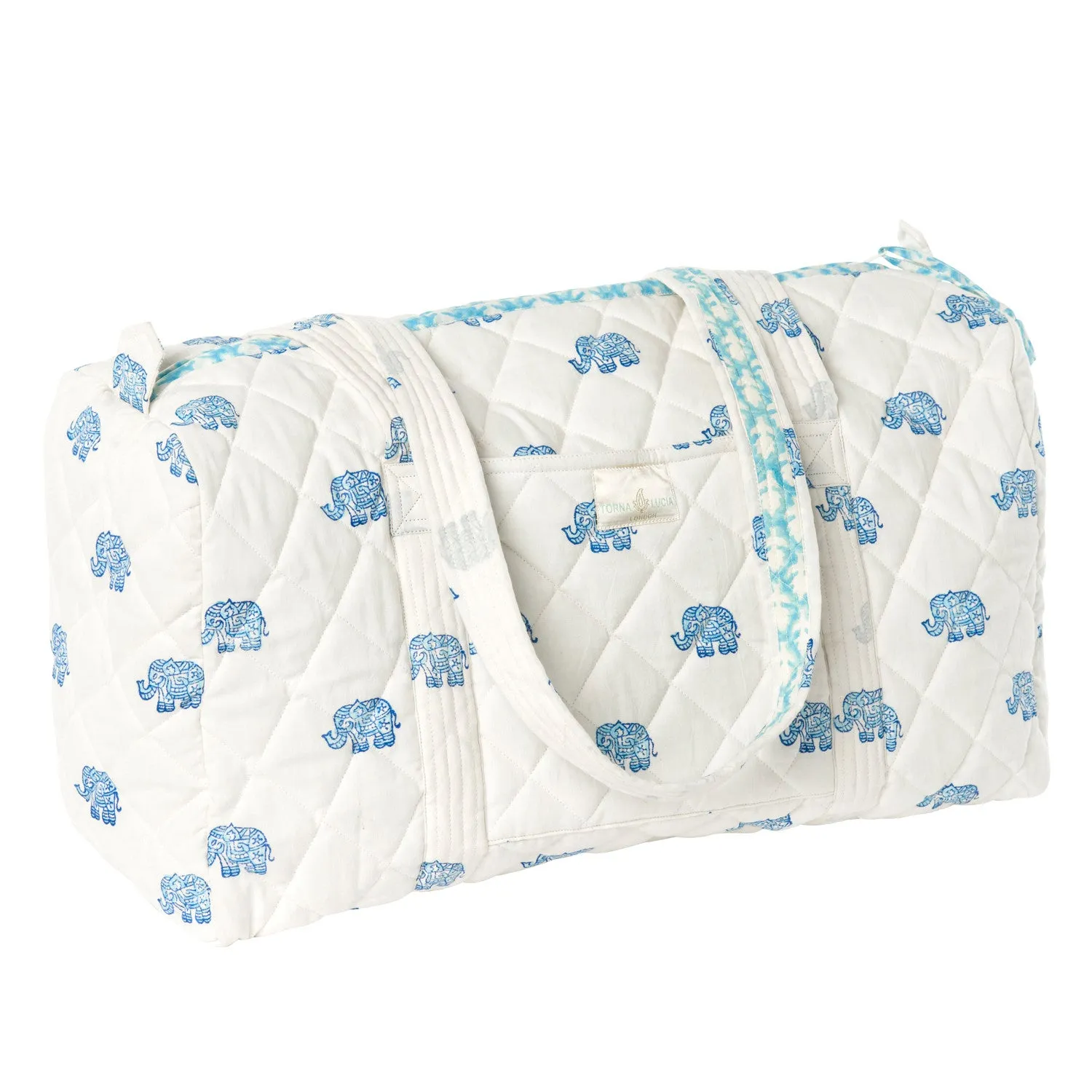 Elephant Print Travel Bag