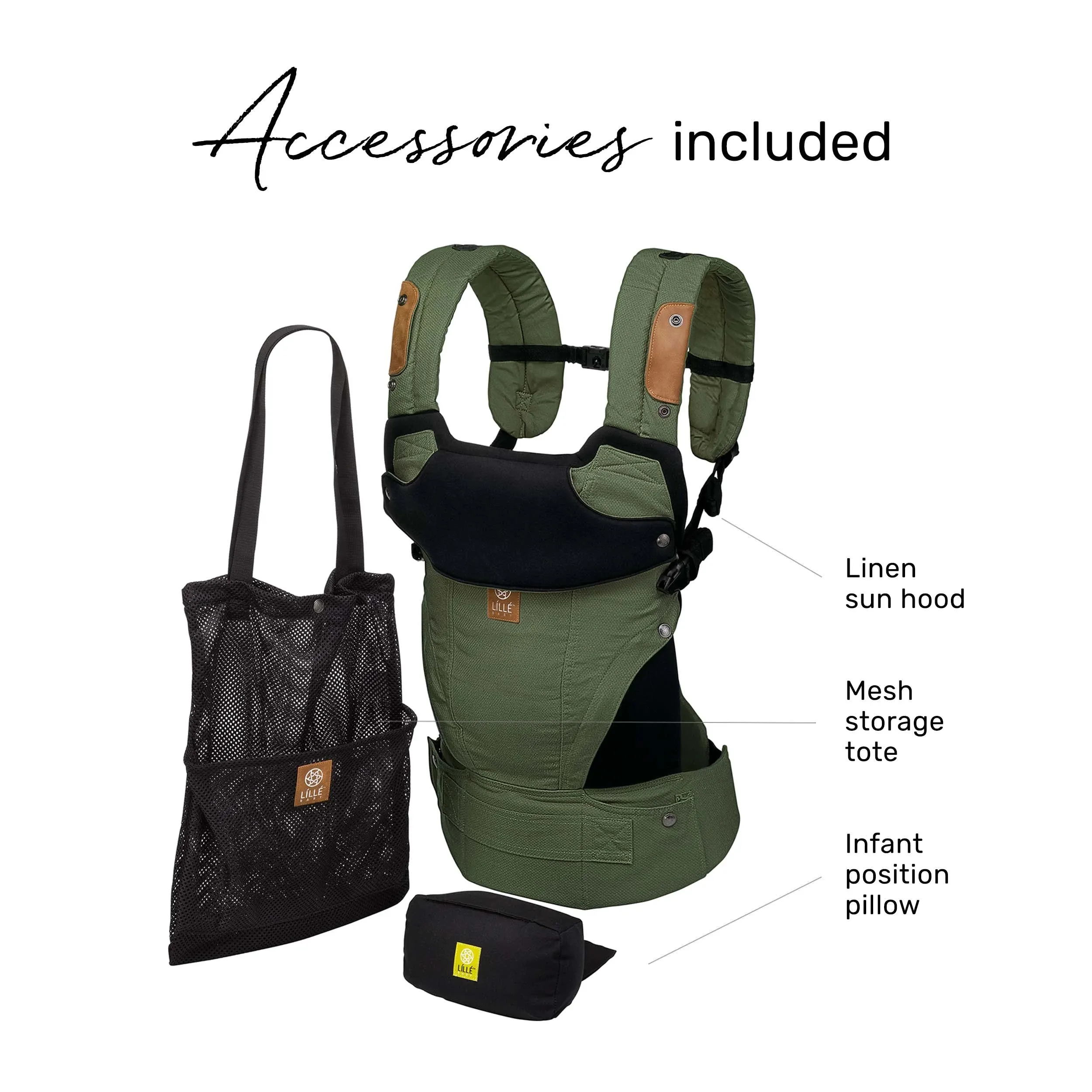 Elevate 6-in-1 Baby Carrier - Olive