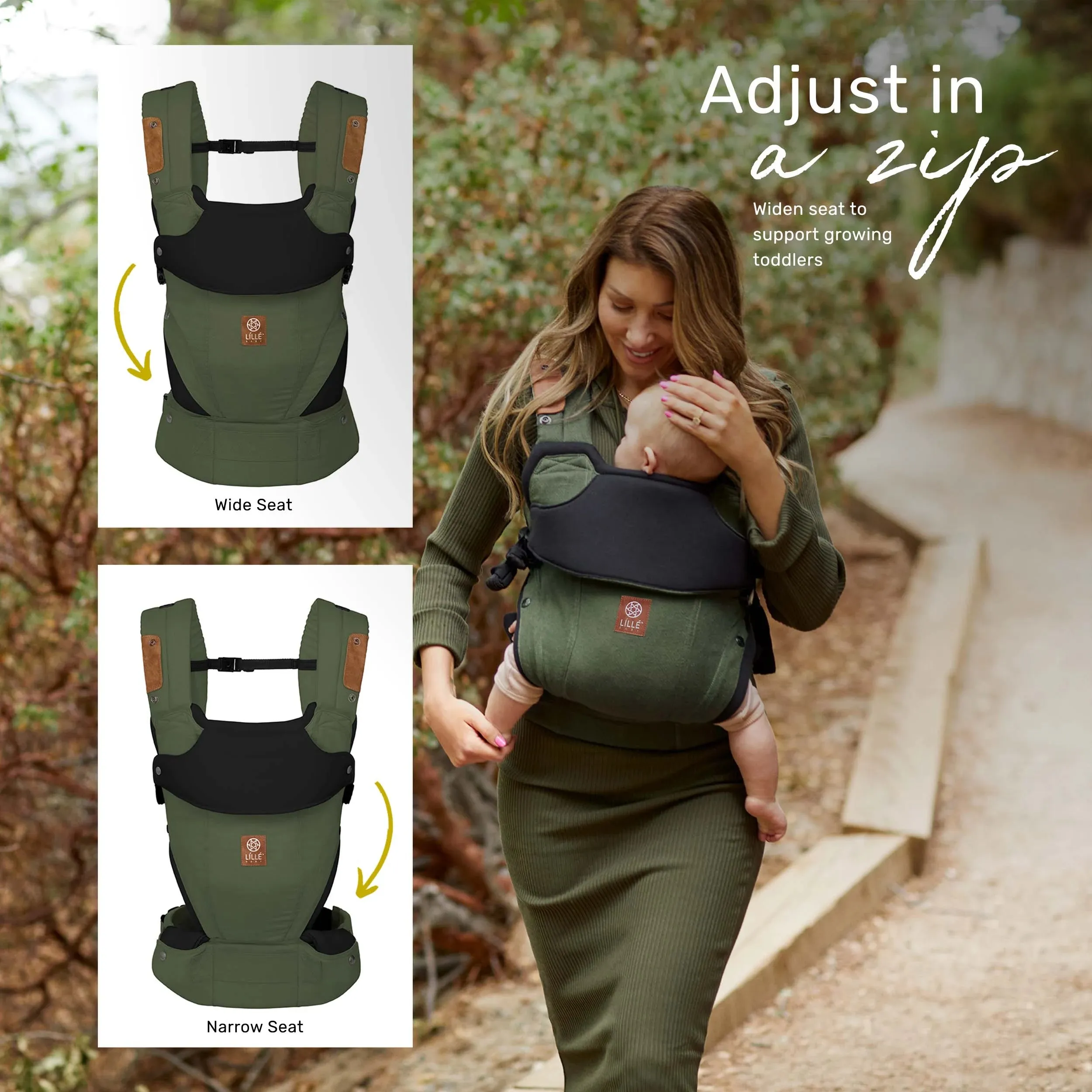 Elevate 6-in-1 Baby Carrier - Olive