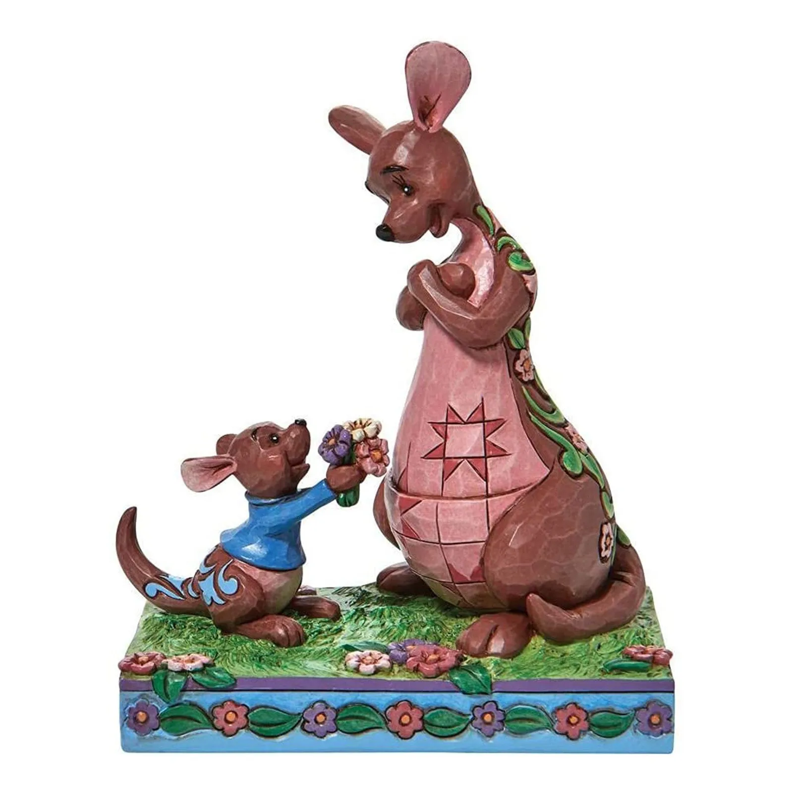 Enesco Disney Traditions Winnie The Pooh The Sweetest Gifts Roo Kanga Flowers Figurine