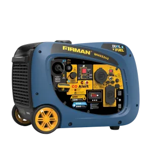 Firman WH03242 Dual Fuel Gas Propane Inverter Generator 3200W/4000W 30 Amp Low THD Parallel Ready with Electric Start Open Box