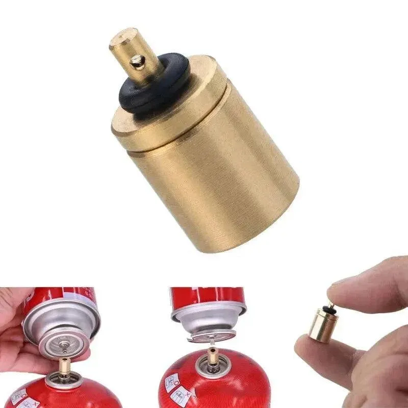 Gas Refill Adapter Outdoor Camping Stove Gas Cylinder Gas Tank Gas Burner Accessories Hiking Inflate Butane Canister