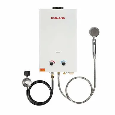 Gasland Outdoor Portable Tankless Water Heater - 2.64GPM 10L - White