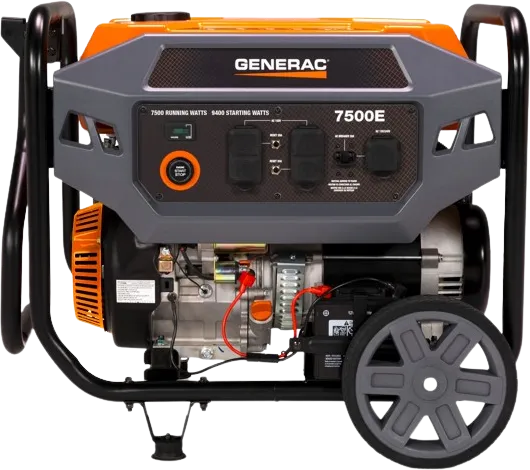 Generac 7718 7500E Generator 7500W/9400W Electric Start Gas Manufacturer RFB