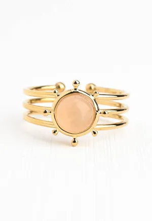 Glow Rose Quartz Ring