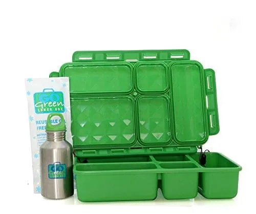 Go Green Lunch Box - Bricks 'n Pieces with Green Box