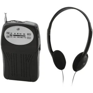 GPX R116B Portable AM/FM Radio