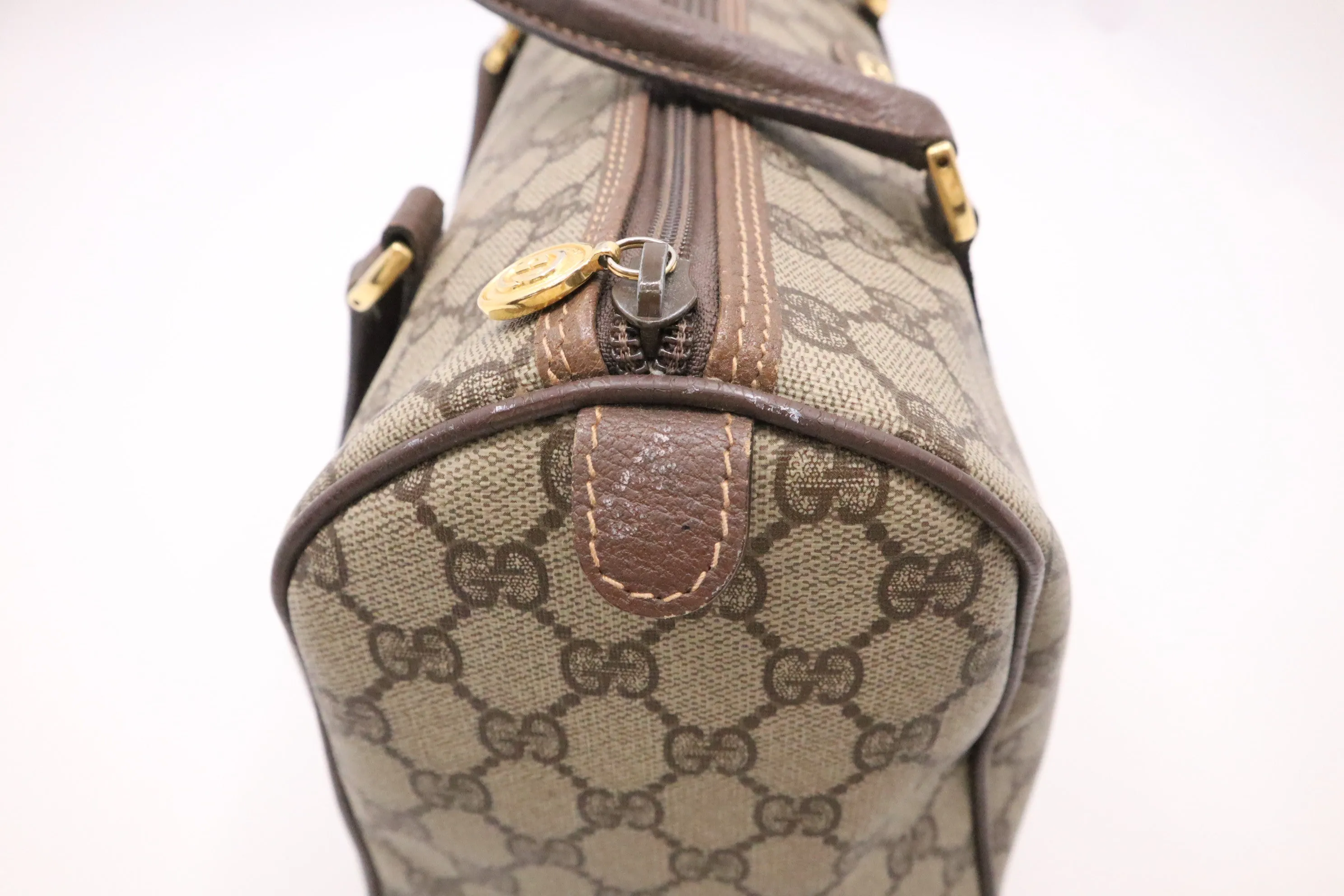 Gucci Boston Bag in GG Supreme Canvas