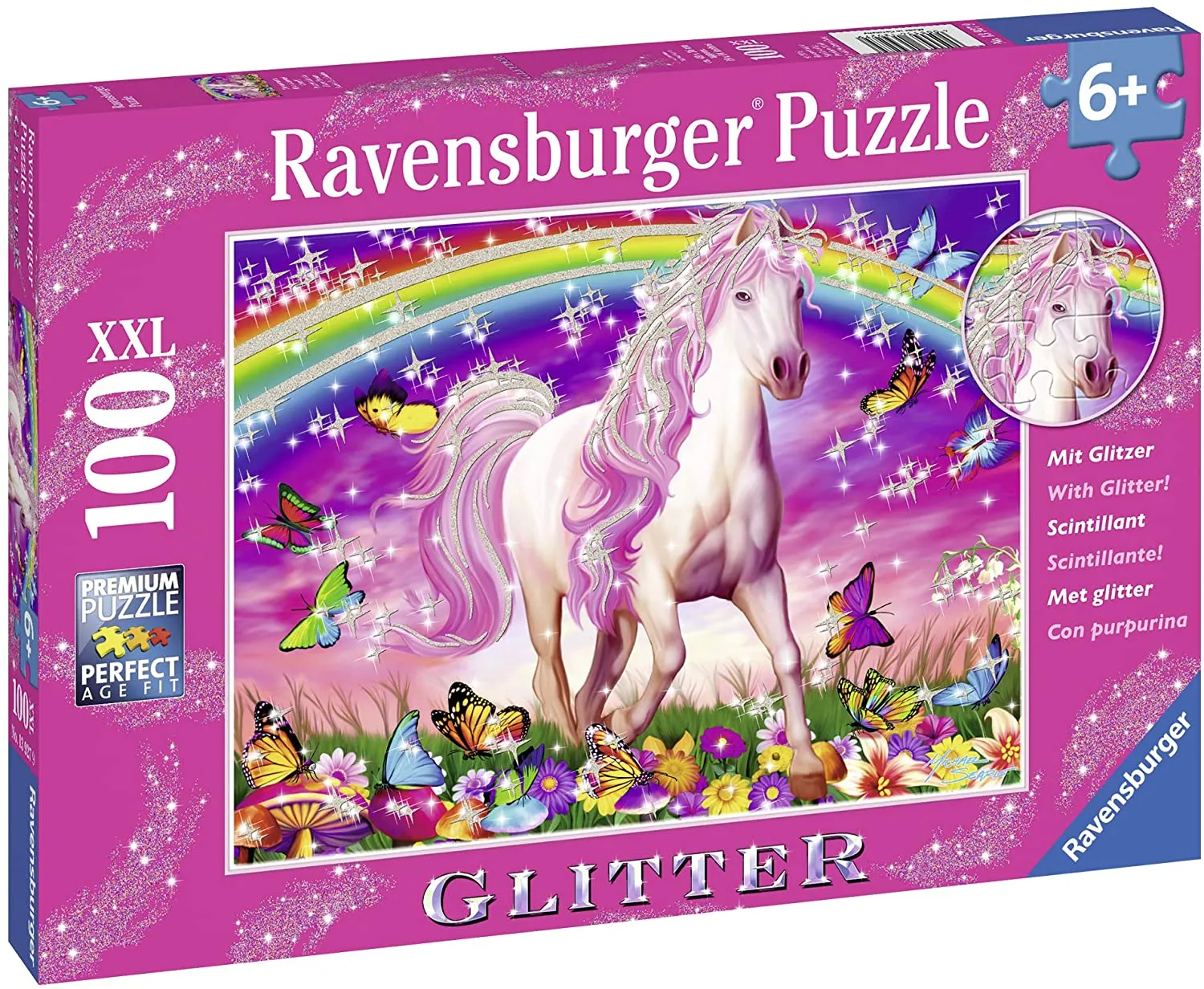 Horse Dream 100 Piece Glitter Puzzle