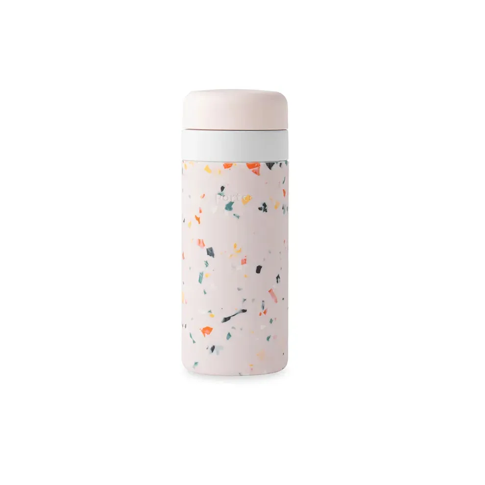 Insulated Water Bottle-16oz -Terrazzo  Blush