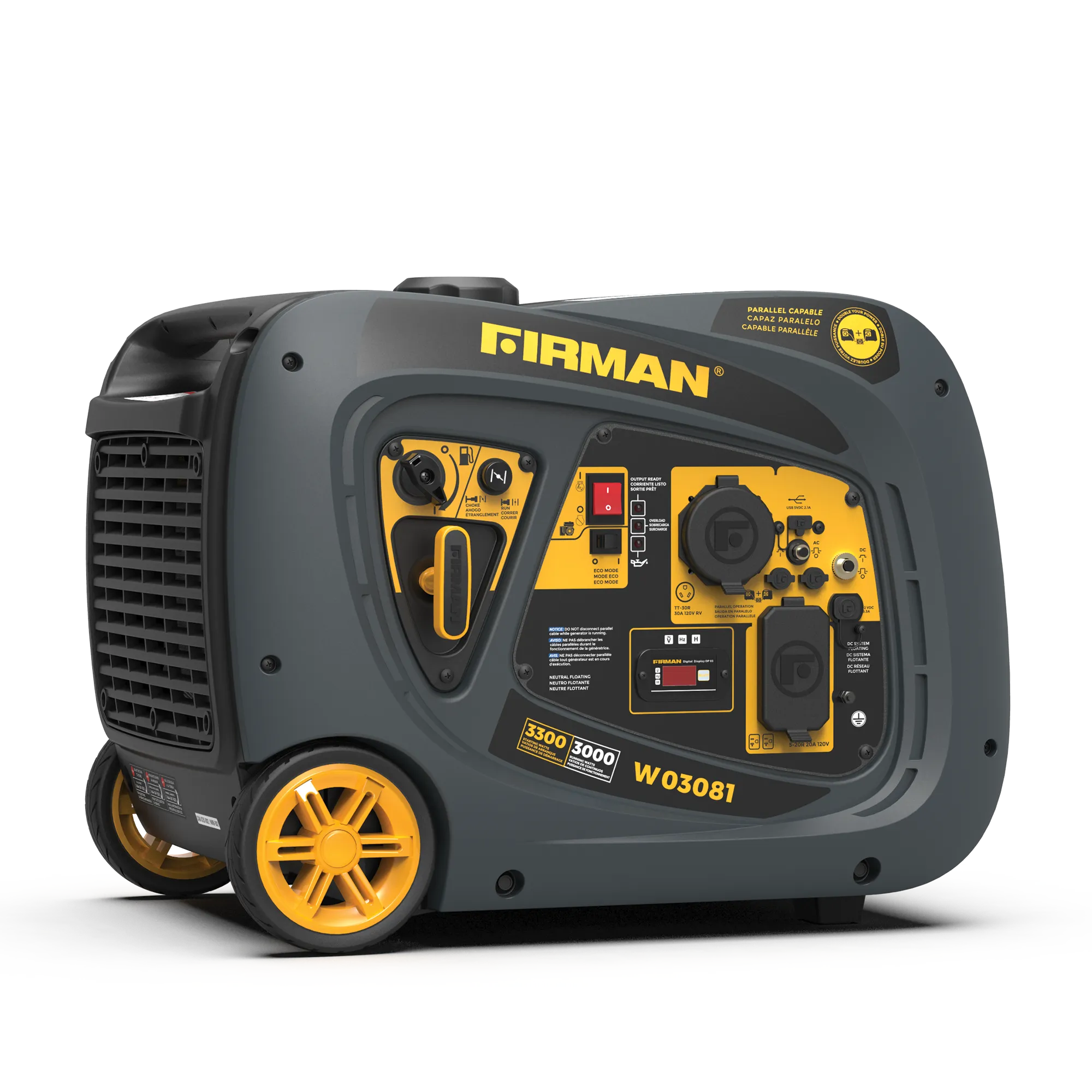 Inverter Gas Portable Generator 3300W Recoil Start