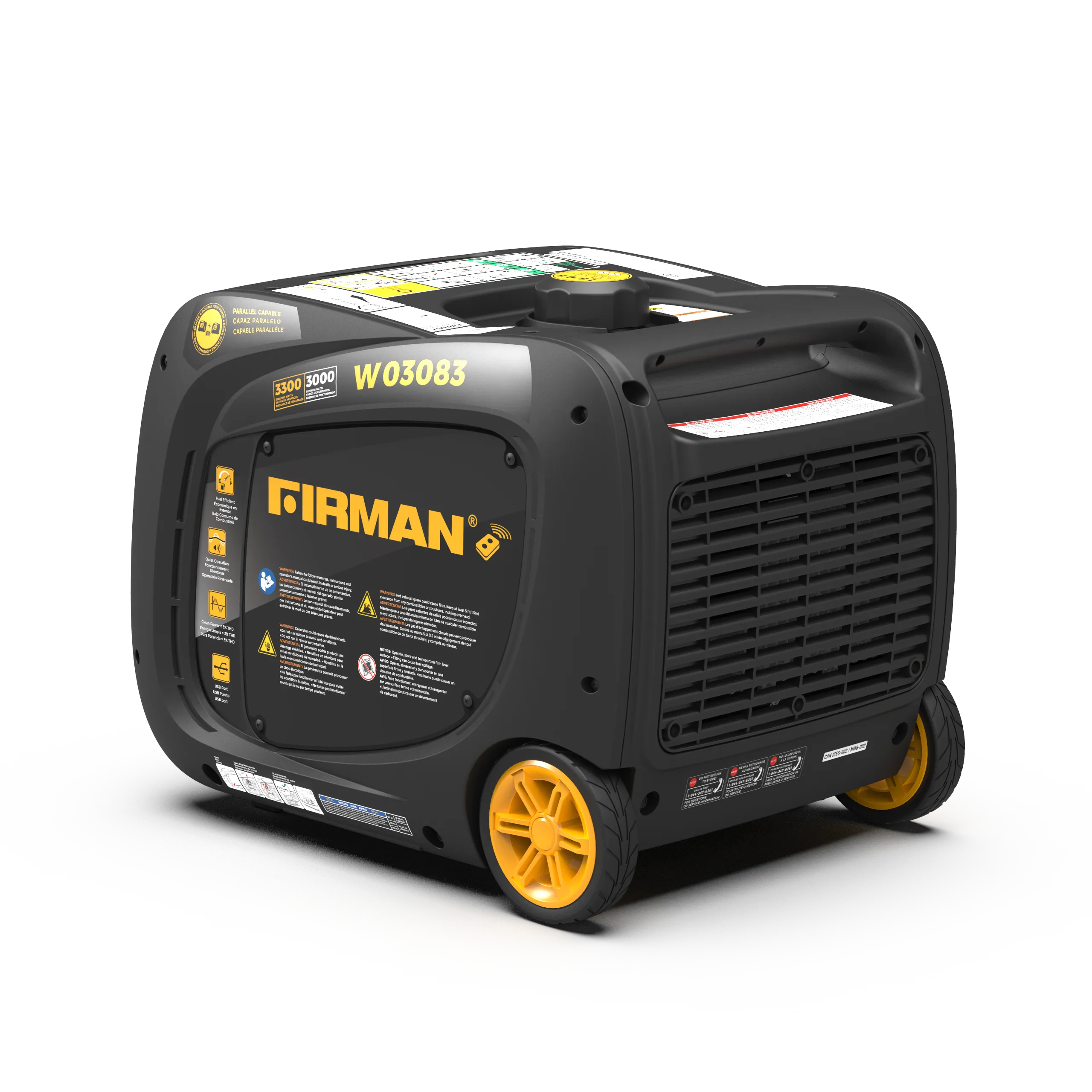 Inverter Gas Portable Generator 3300W Recoil Start