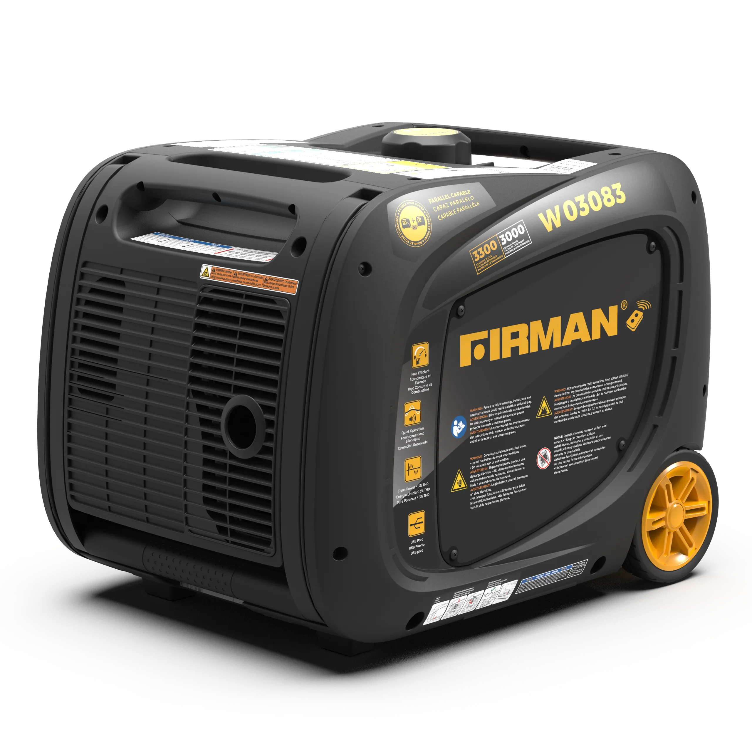 Inverter Gas Portable Generator 3300W Recoil Start