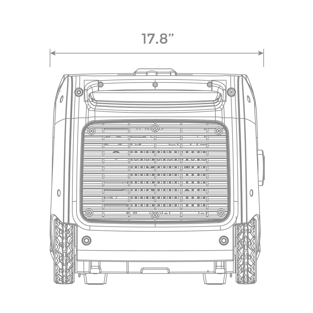 Inverter Gas Portable Generator 3300W Recoil Start