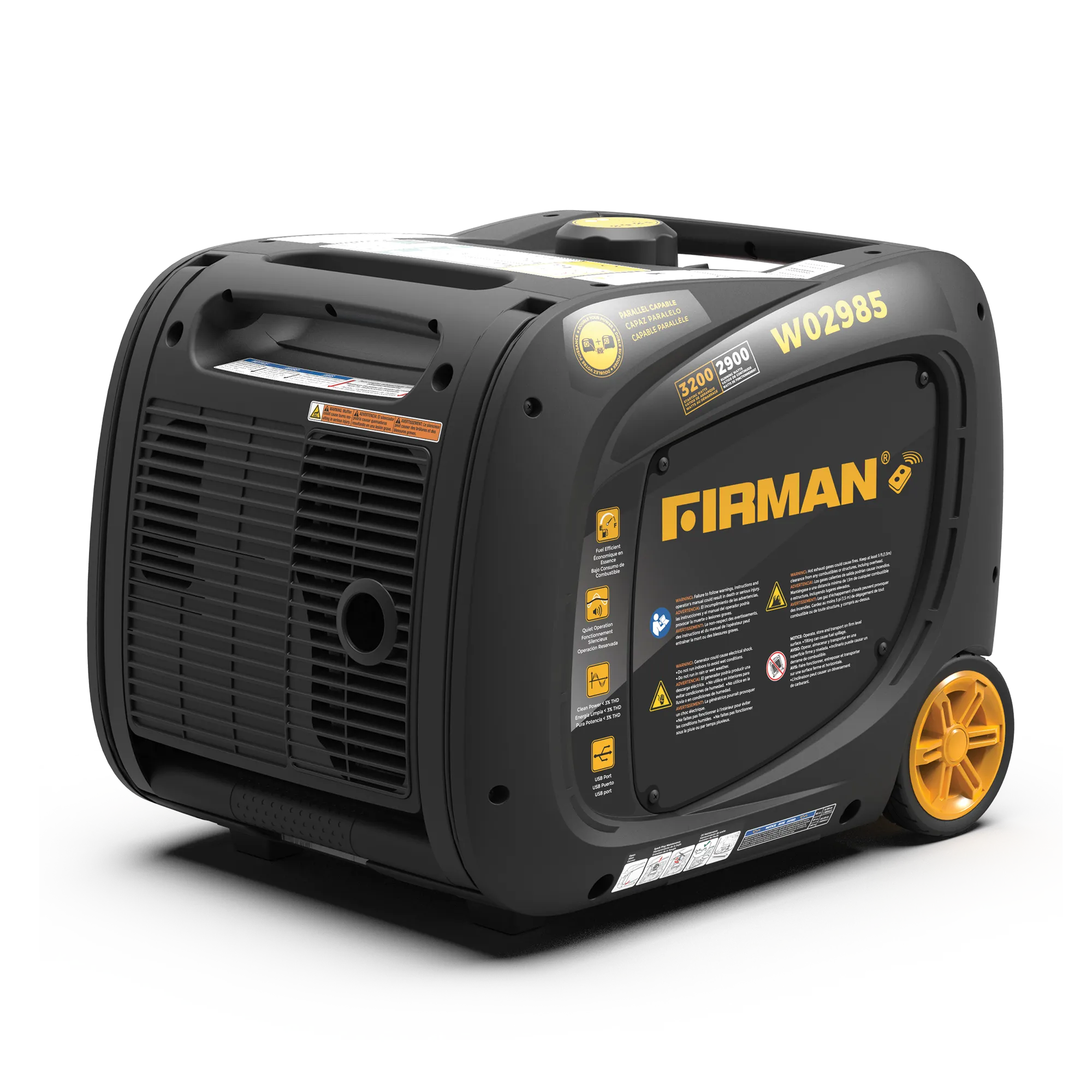 Inverter Portable Generator 3200W Remote Start