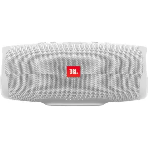 JBL Charge 4 Portable Bluetooth Waterproof 20Hrs Playtime Speaker White