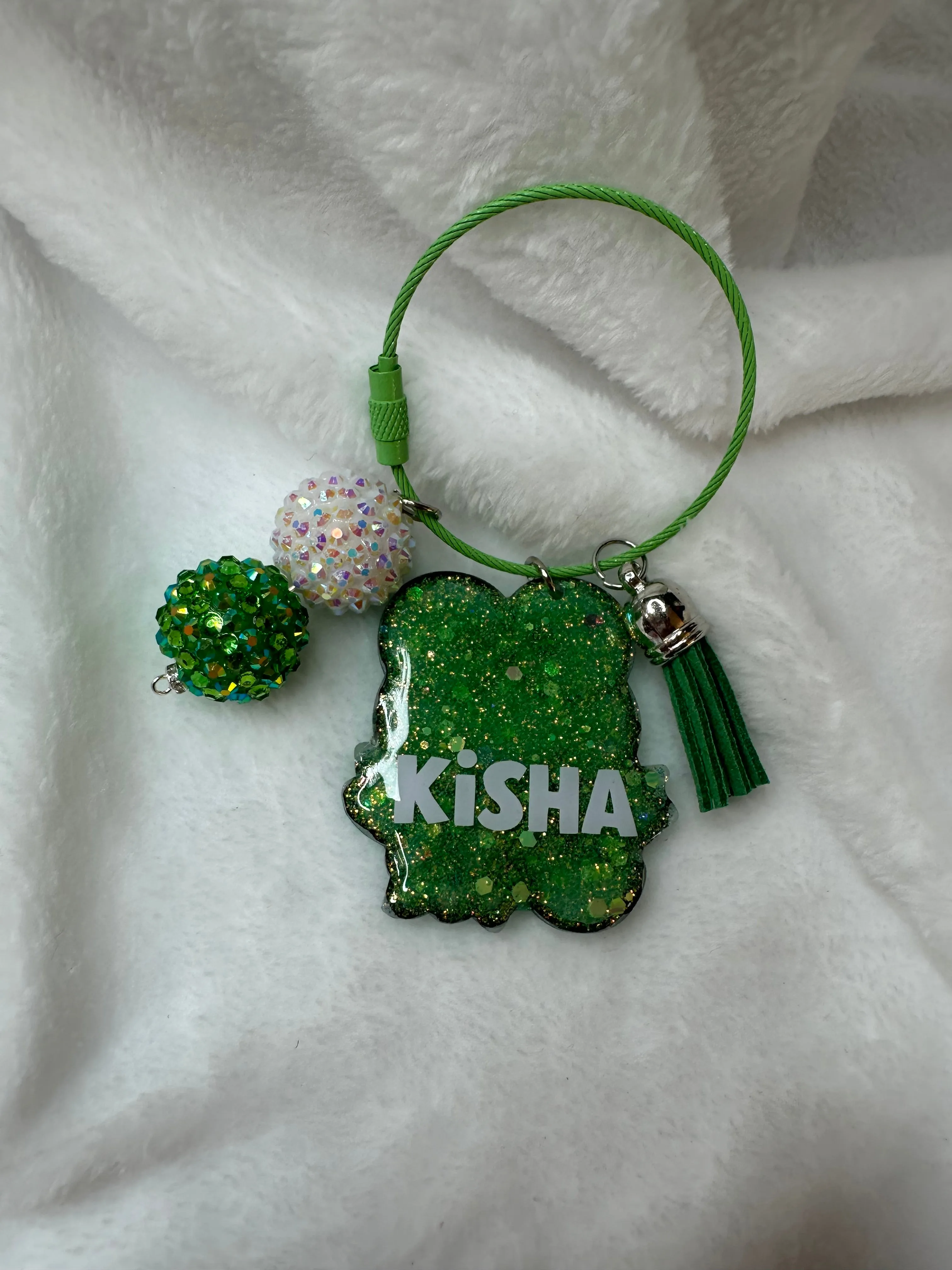 Kawaii Green Frog Bag/Backpack Charm Tag