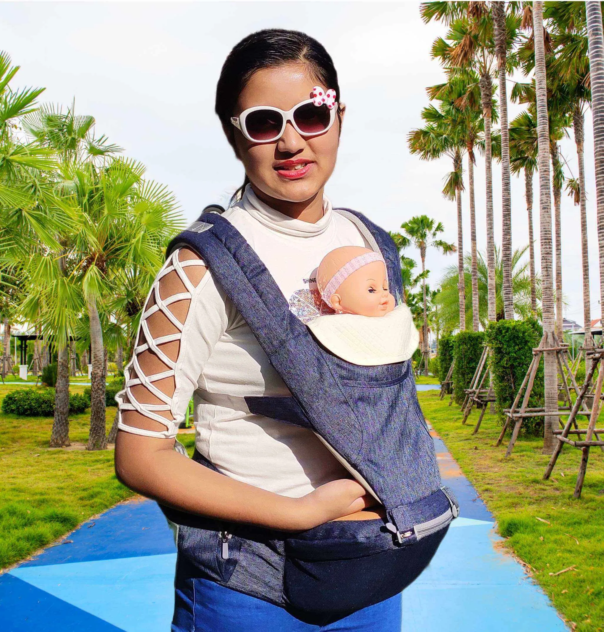 Kiddale Baby Carrier Sling Dark Blue