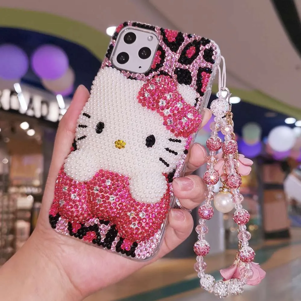 Kitty Shining iPhone Case With Chain SK501