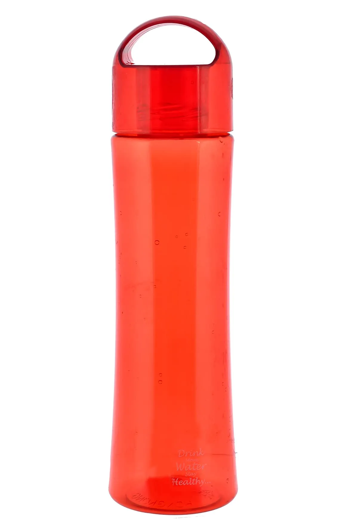 Kuber Industries Plastic Water Bottle- 1 Litre, Pack of 4 (Red)