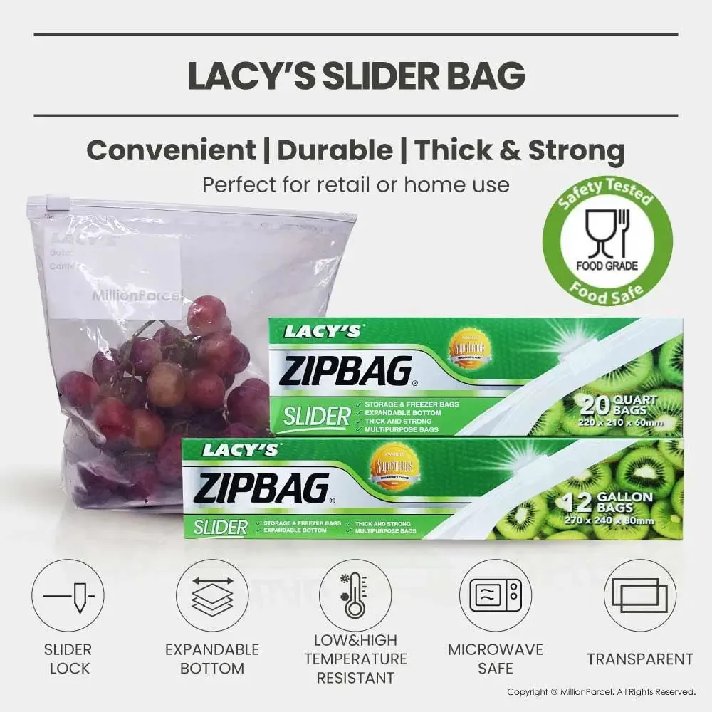 Lacy’s Slider Bags