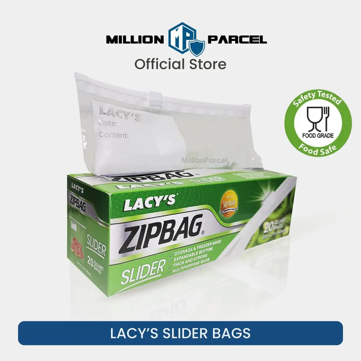 Lacy’s Slider Bags