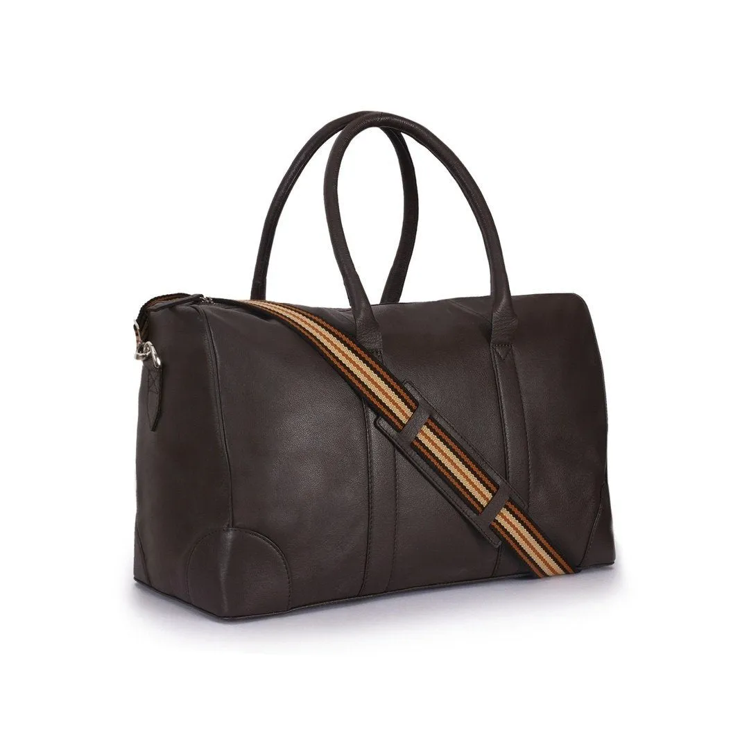 Leather Duffle Bag -PRM638