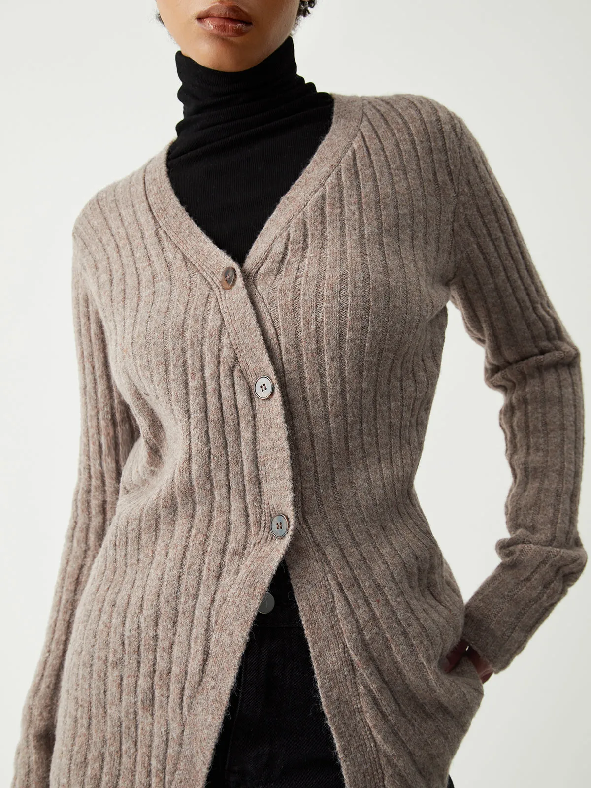 Leisure Charming Rib Cardigan