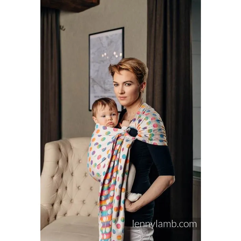 Lenny Lamb Ring Sling - POLKA DOTS RAINBOW