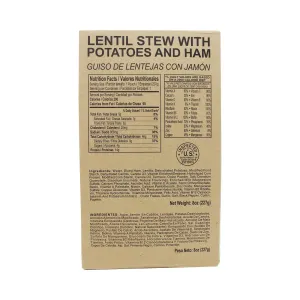 Lentil Stew with Potatoes and Ham - MRE Star