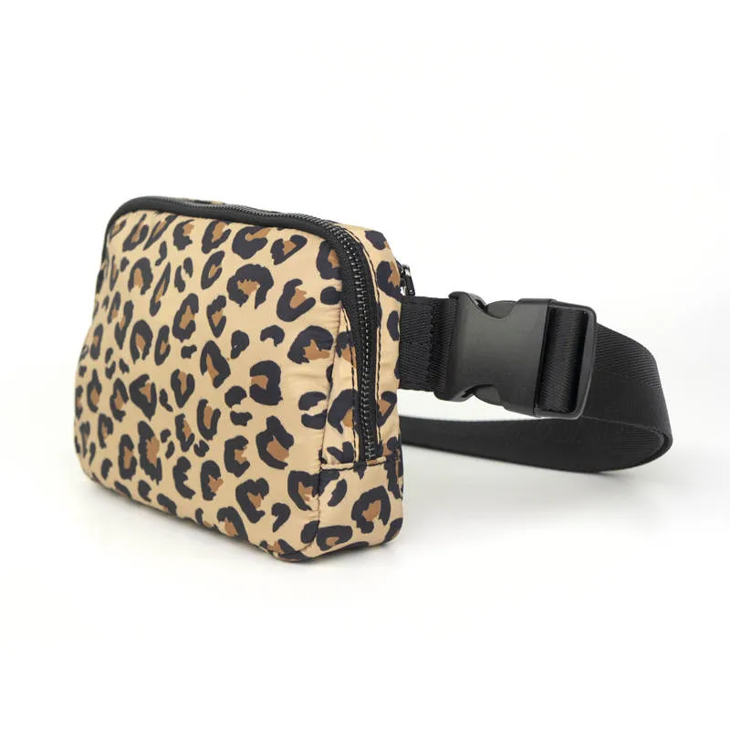 Leopard Print Easy Carry Belt Bag