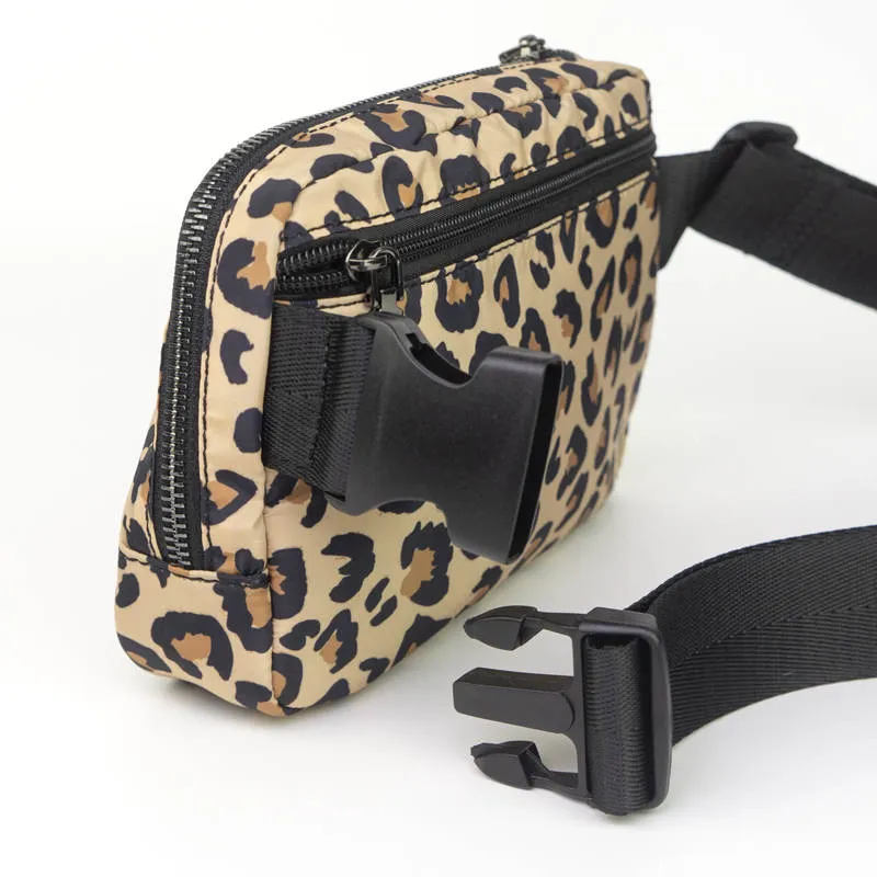 Leopard Print Easy Carry Belt Bag