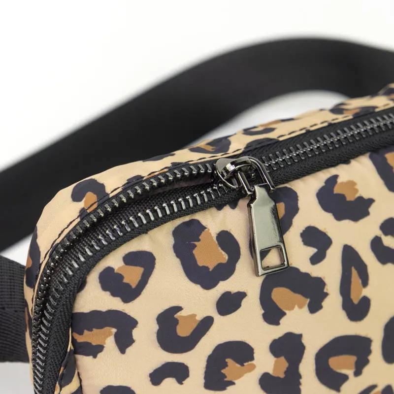 Leopard Print Easy Carry Belt Bag