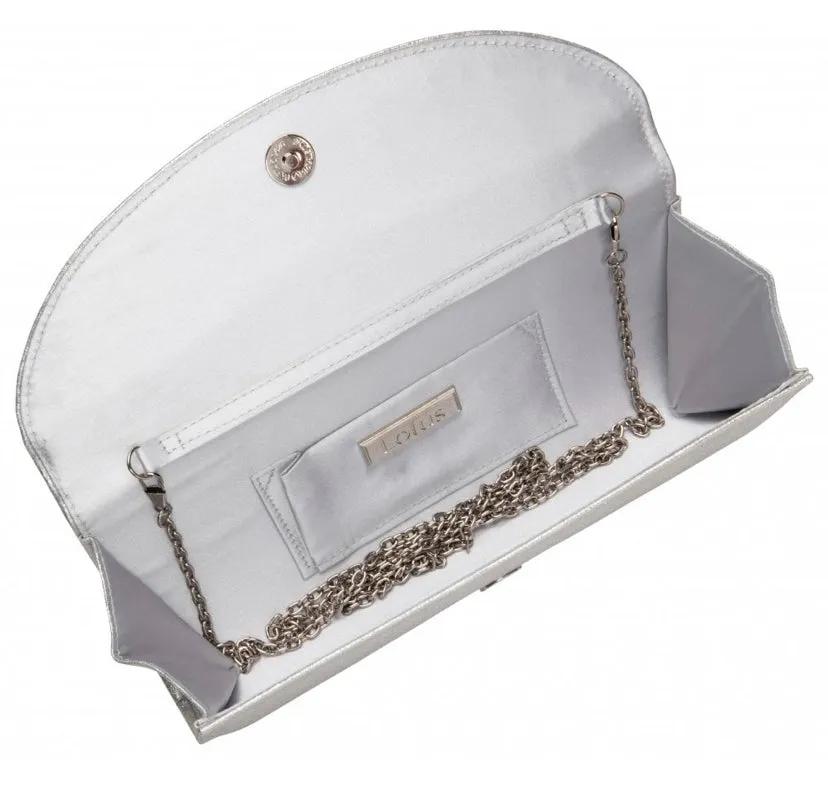 LOTUS Claire Silver Clutch Bag