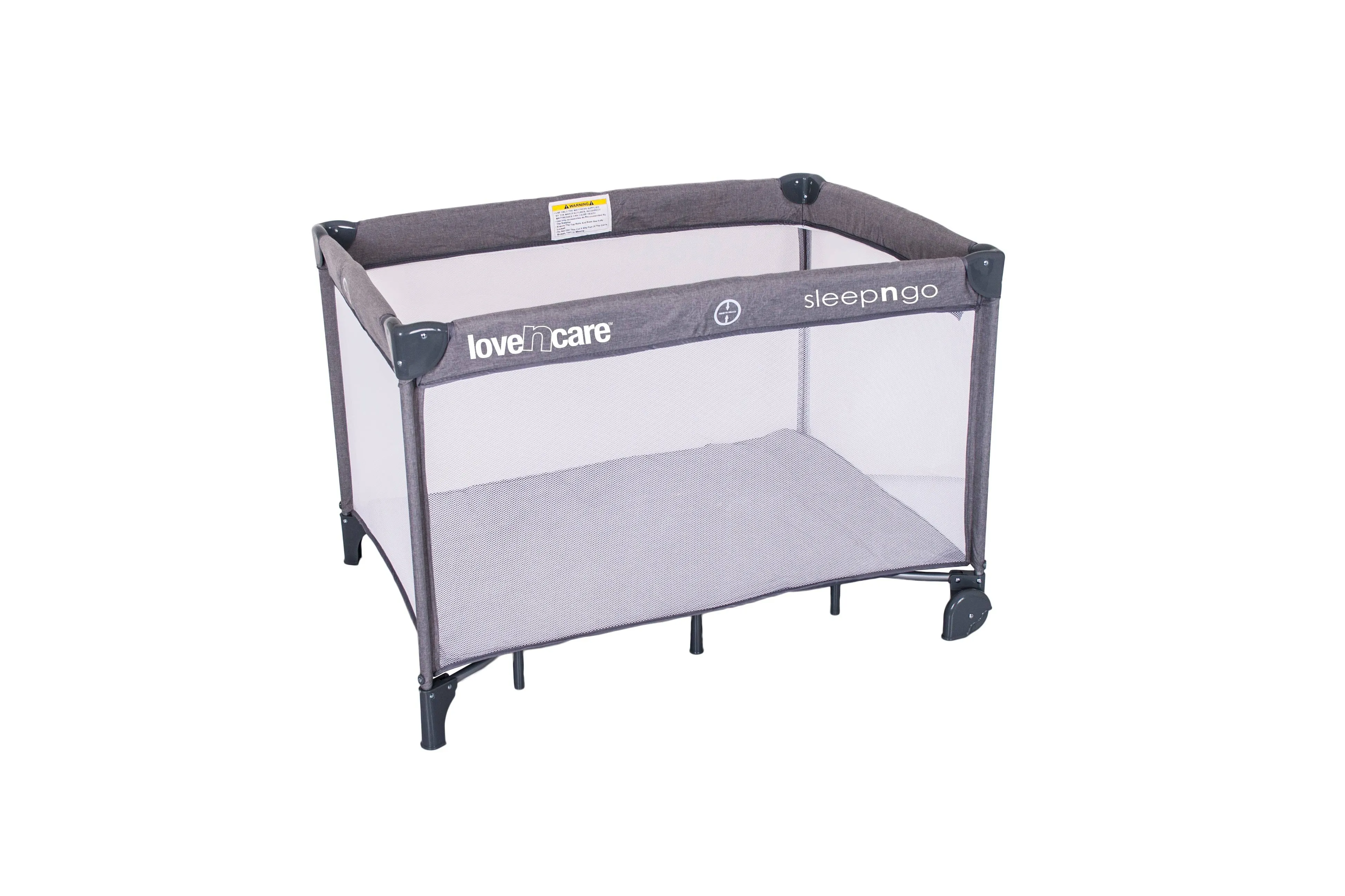 Love n Care | Sleep N Go Travel Cot - Grey