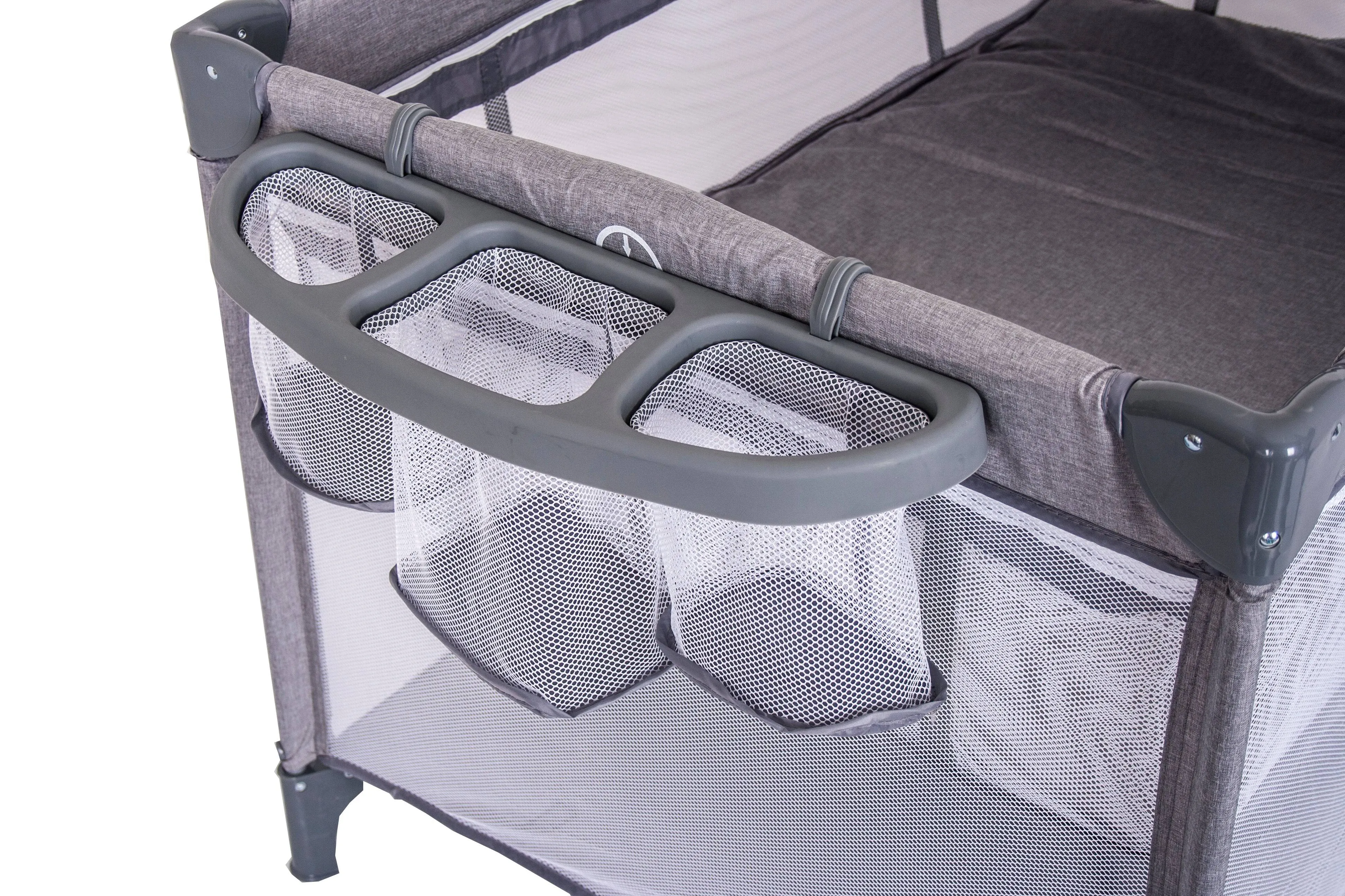 Love n Care | Sleep N Go Travel Cot - Grey