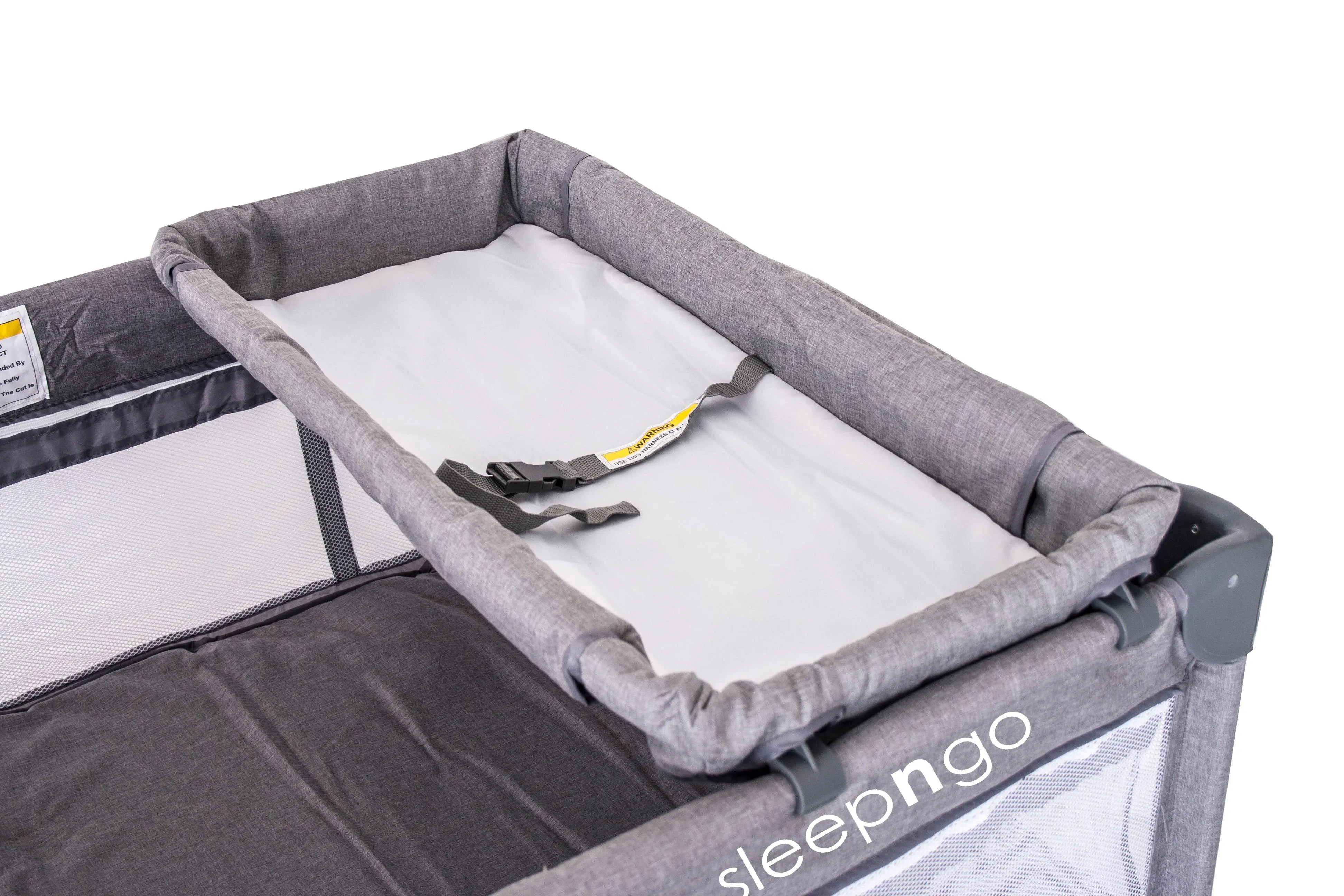 Love n Care | Sleep N Go Travel Cot - Grey