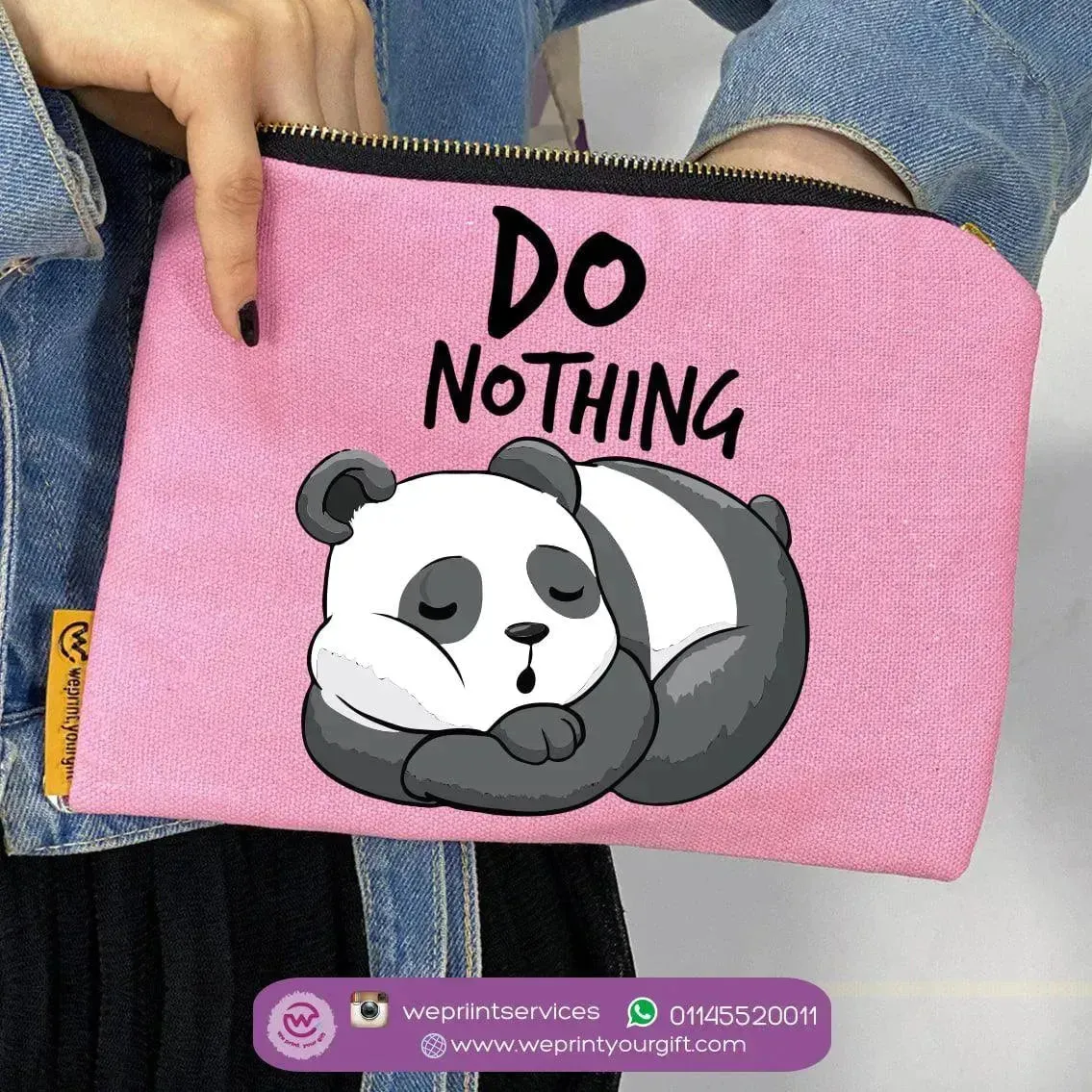 Makeup & Pencil Case-Panda