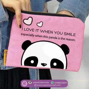 Makeup & Pencil Case-Panda