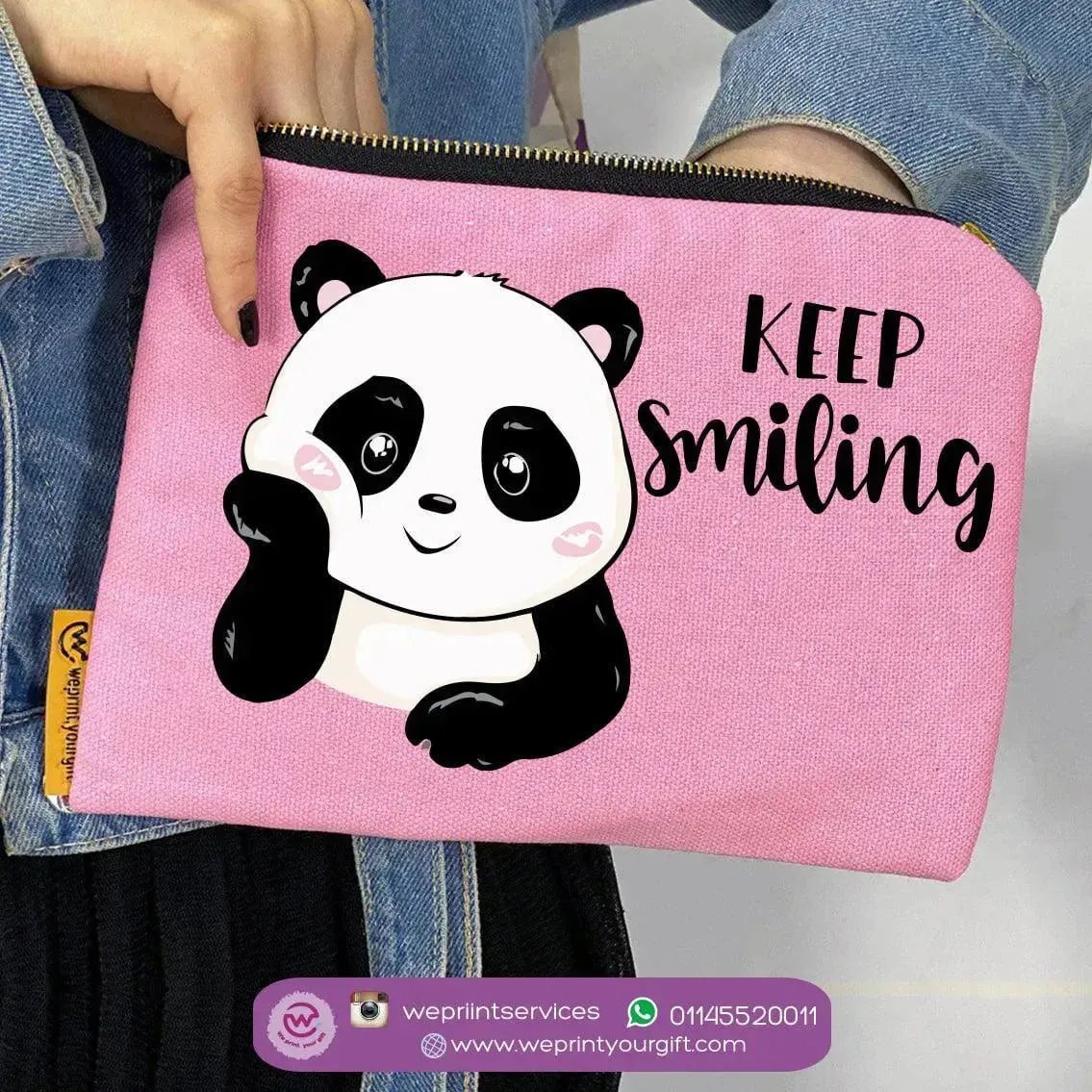 Makeup & Pencil Case-Panda