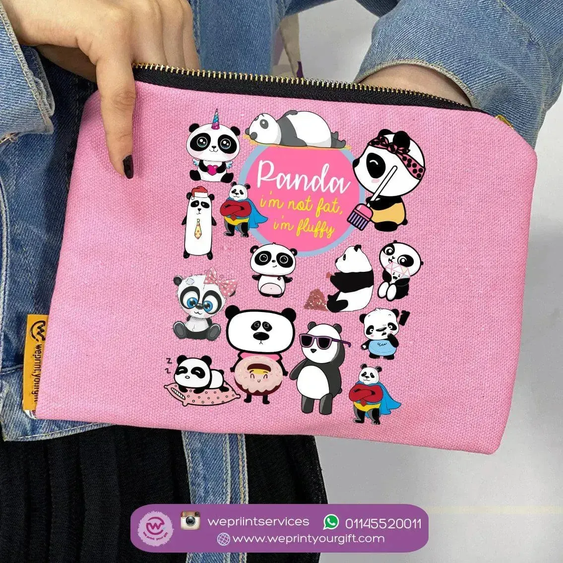 Makeup & Pencil Case-Panda